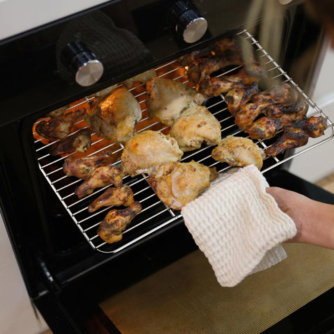 P&P CHEF Rejilla enfriamiento acero inoxidable, resistente y duradera