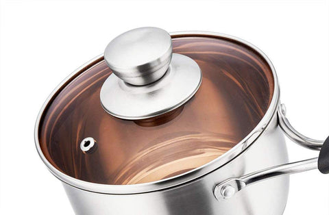 Sartén P&P CHEF 1 cuarto, tamaño compacto para porciones individuales.