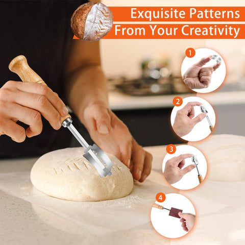 Cuchilla para pan de P&P CHEF para hacer cortes precisos.