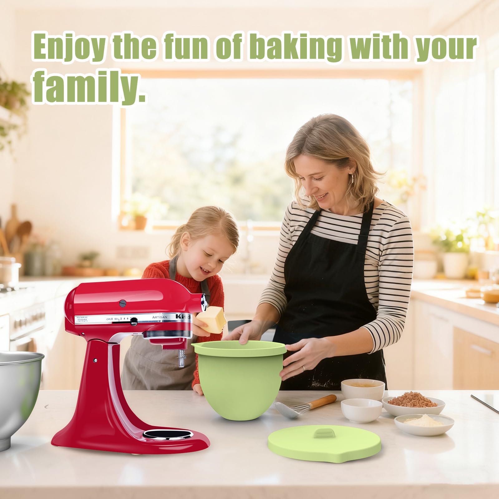 PQPO liners para KitchenAid optimizan almacenamiento y reducen desorden en la encimera.