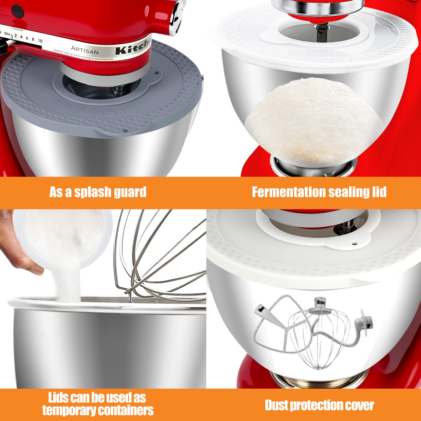 PQPO tazón plegable incluido facilita almacenamiento compacto en cocina.