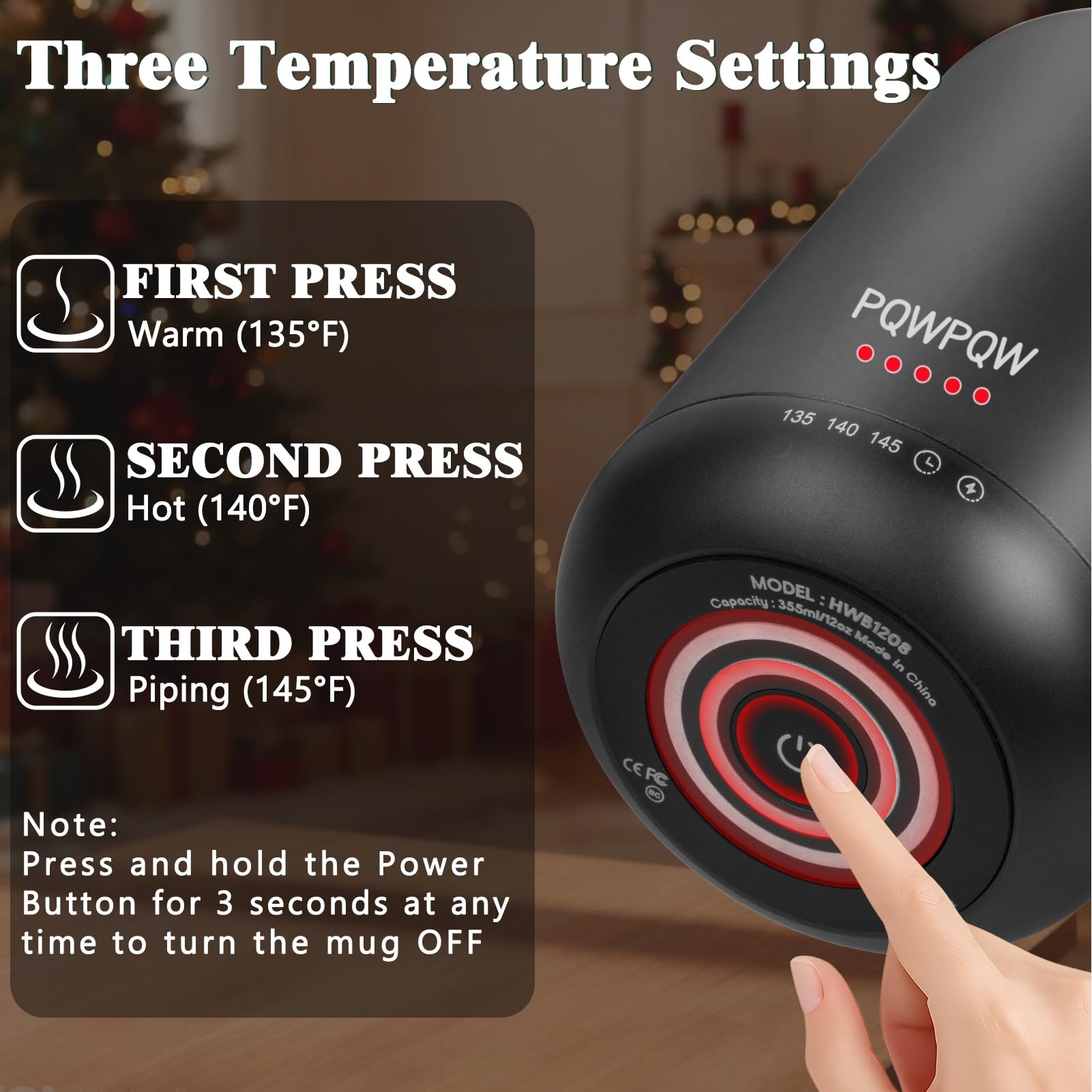 PQWPQW tapa anti-derrame para taza termica ideal para escritorio