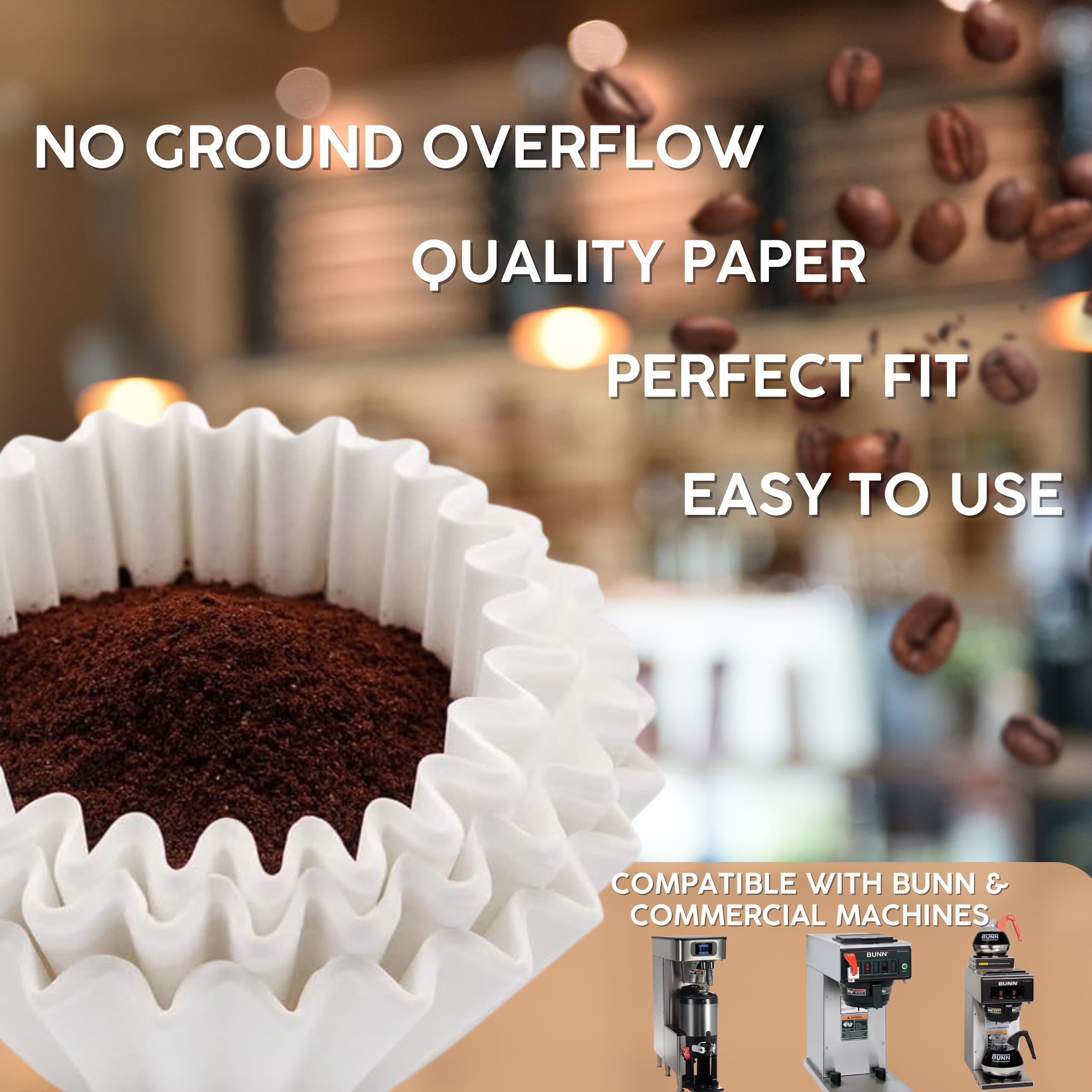 PR1M3 filtros, apertura de 7 pulgadas, encaje universal en cafeteras de 12 tazas