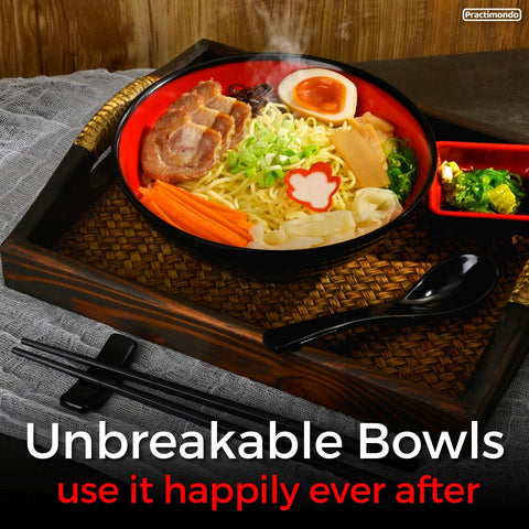Practimondo palillos para ramen duraderos y lavables.