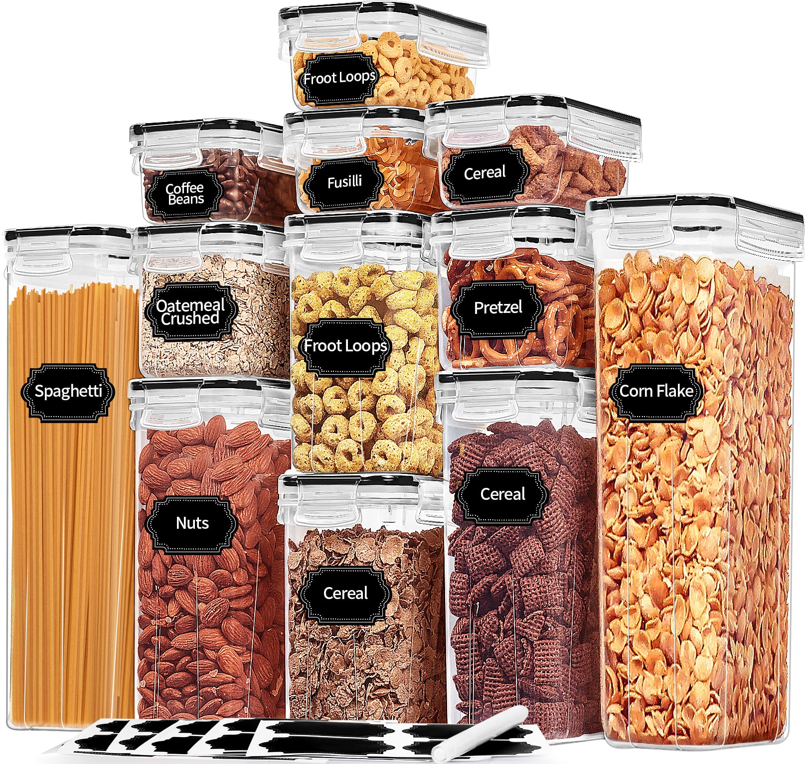 PRAKI contenedores herméticos para conservar alimentos frescos.