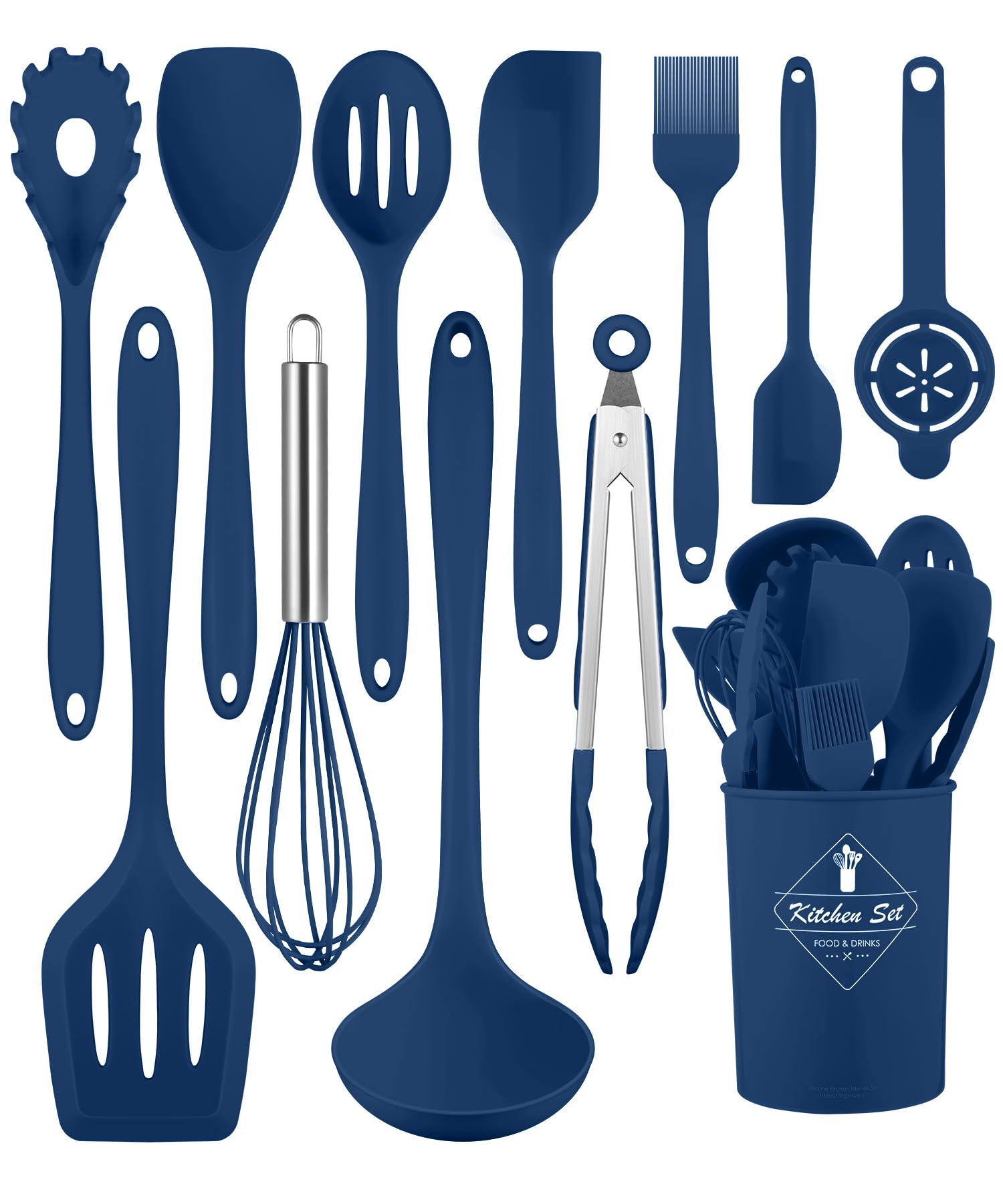 Pranski: cucharón de silicona para cocinar, ideal para salsas y sartenes antiadherentes