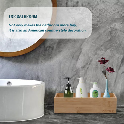 PRATIQUE Bambu duradero, aspecto natural que realza cualquier cajón.