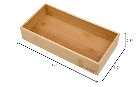 PRATIQUE organizador de bambú para decoración interior, añade calidez natural al espacio.