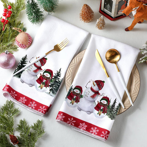 Toalla Preboun con conejos, diseño festivo para decorar cocinas y secar