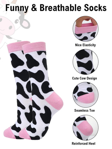 Preboun llavero de acero inoxidable con diseño vaca, duradero