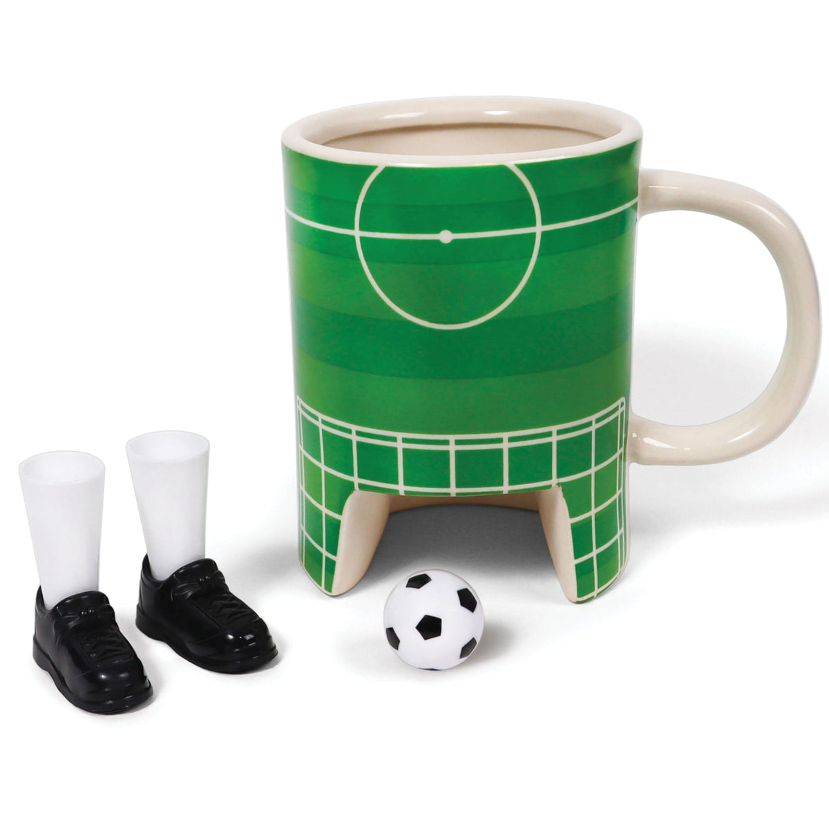 Premium Innovations: taza-futbol-16oz ideal para café caliente o bebidas frías.