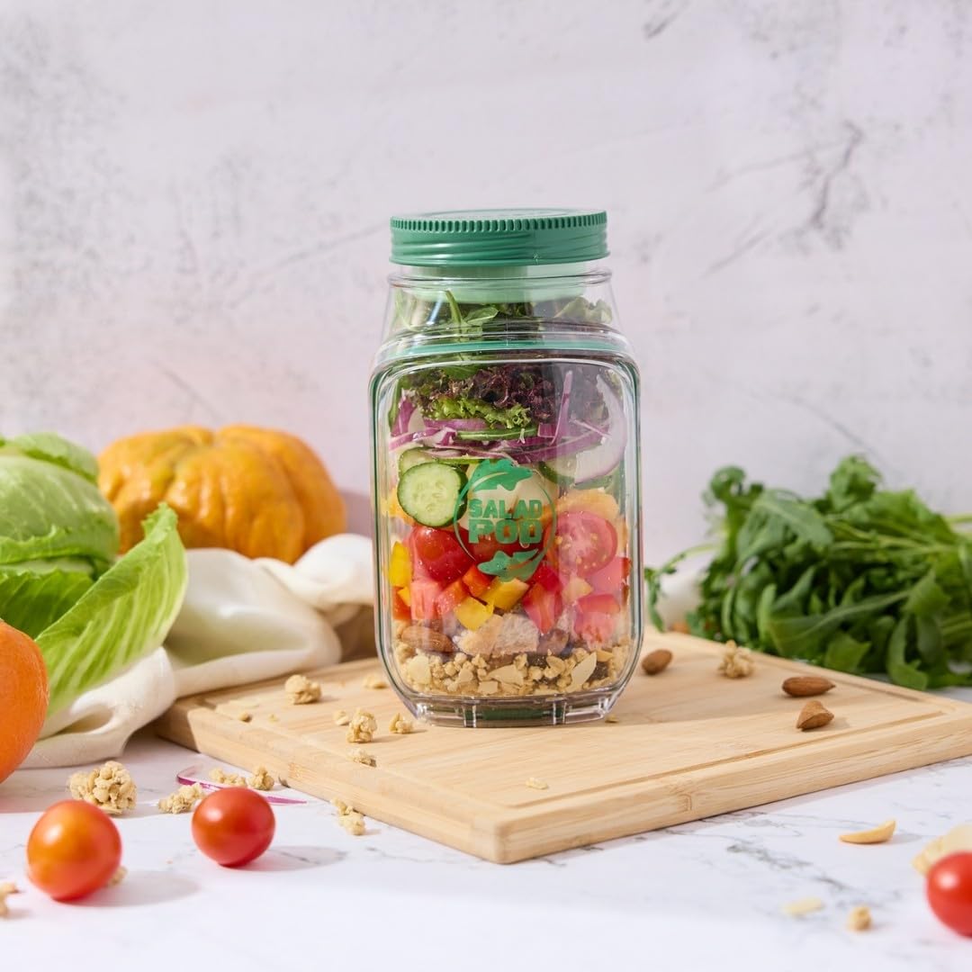 Pod de Prepara con tapa frontal, ideal para comer en movimiento