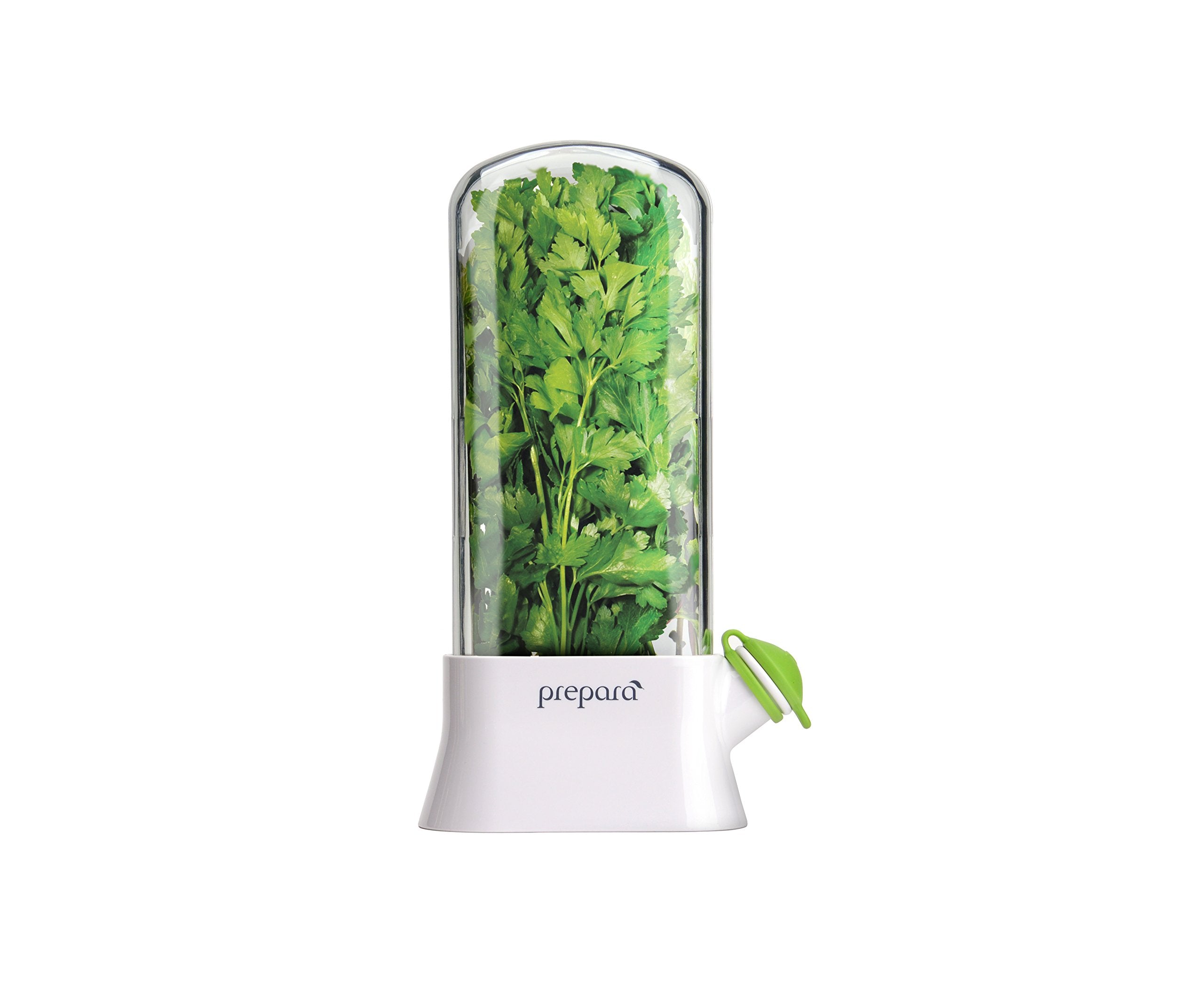 Base de agua de Prepara Herb Savor Eco mantiene hierbas frescas con hidratación óptima.