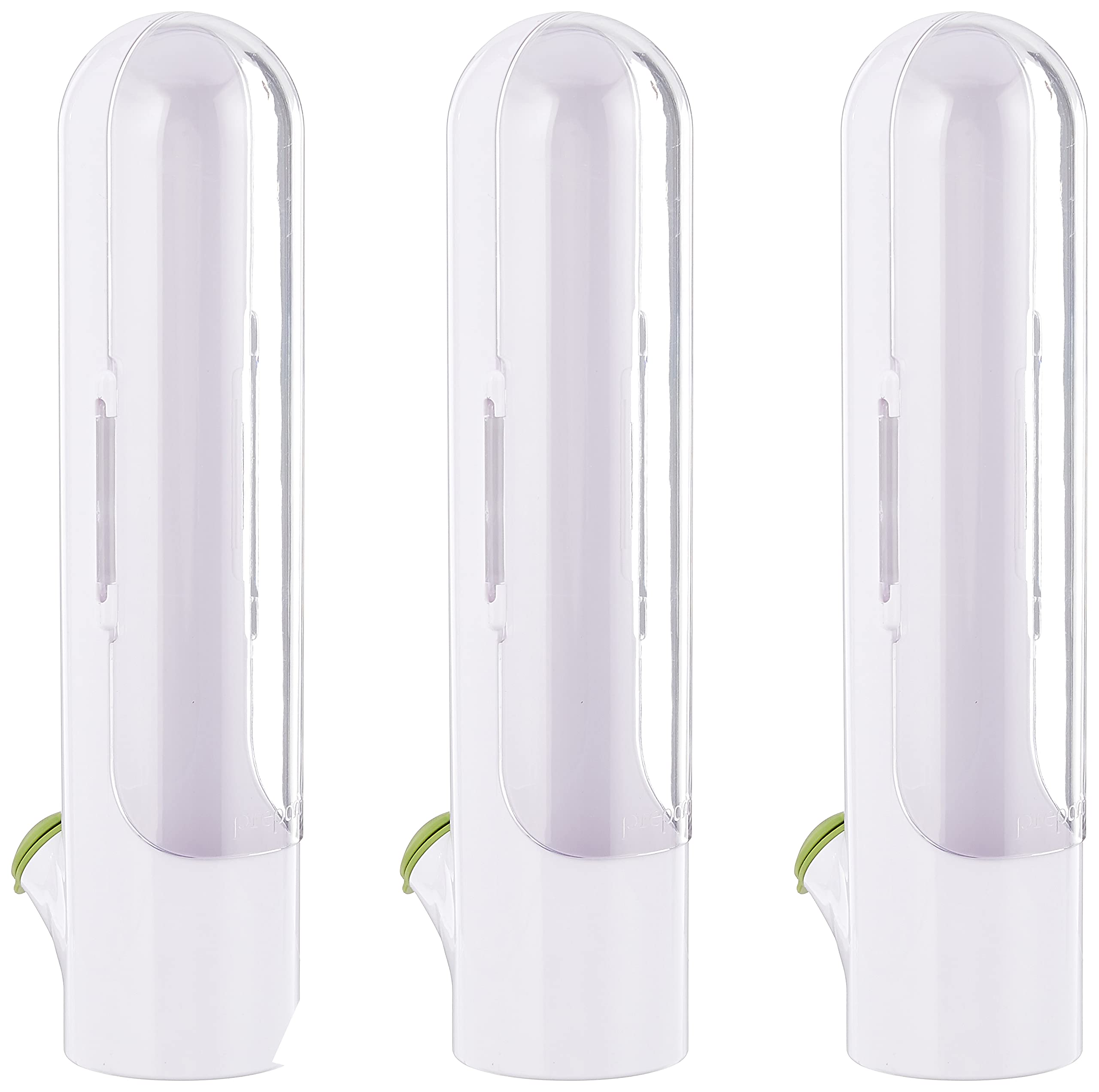 Pod Prepara Herb Savor 2.0, set de 3, vista frontal mantiene hierbas frescas.