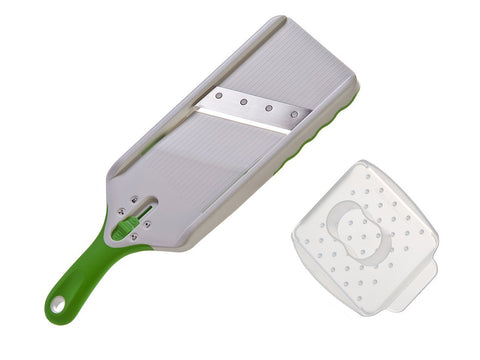 PrepSolutions mandolina verde con base antideslizante para estabilidad
