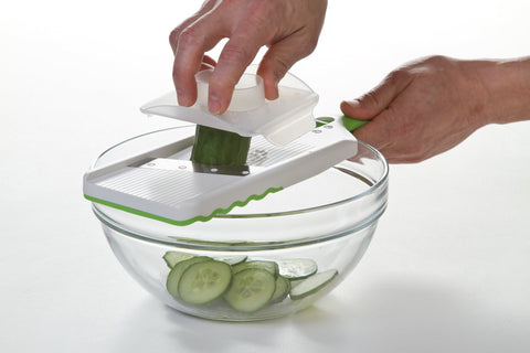 PrepSolutions mandolina verde apta para lavavajillas, limpieza sencilla