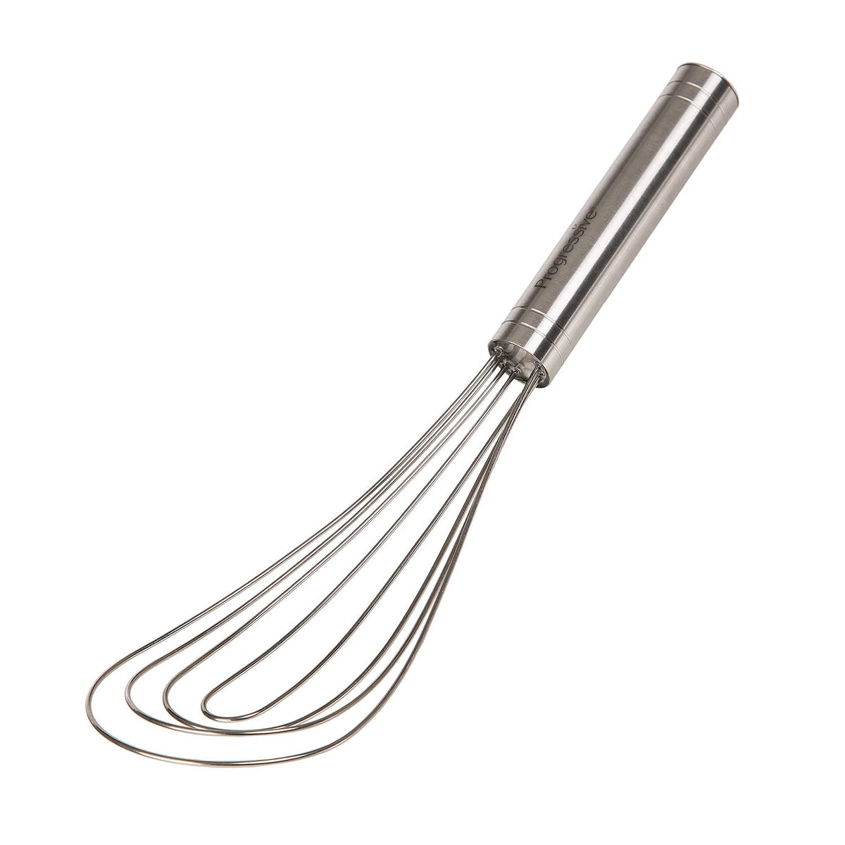 Batidor grueso PrepWorks de 10 pulgadas para mezclar salsas de forma uniforme.