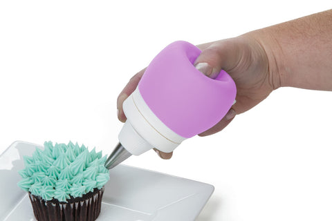 Prepworks bulbo rosa apto para microondas para calentar glaseado.