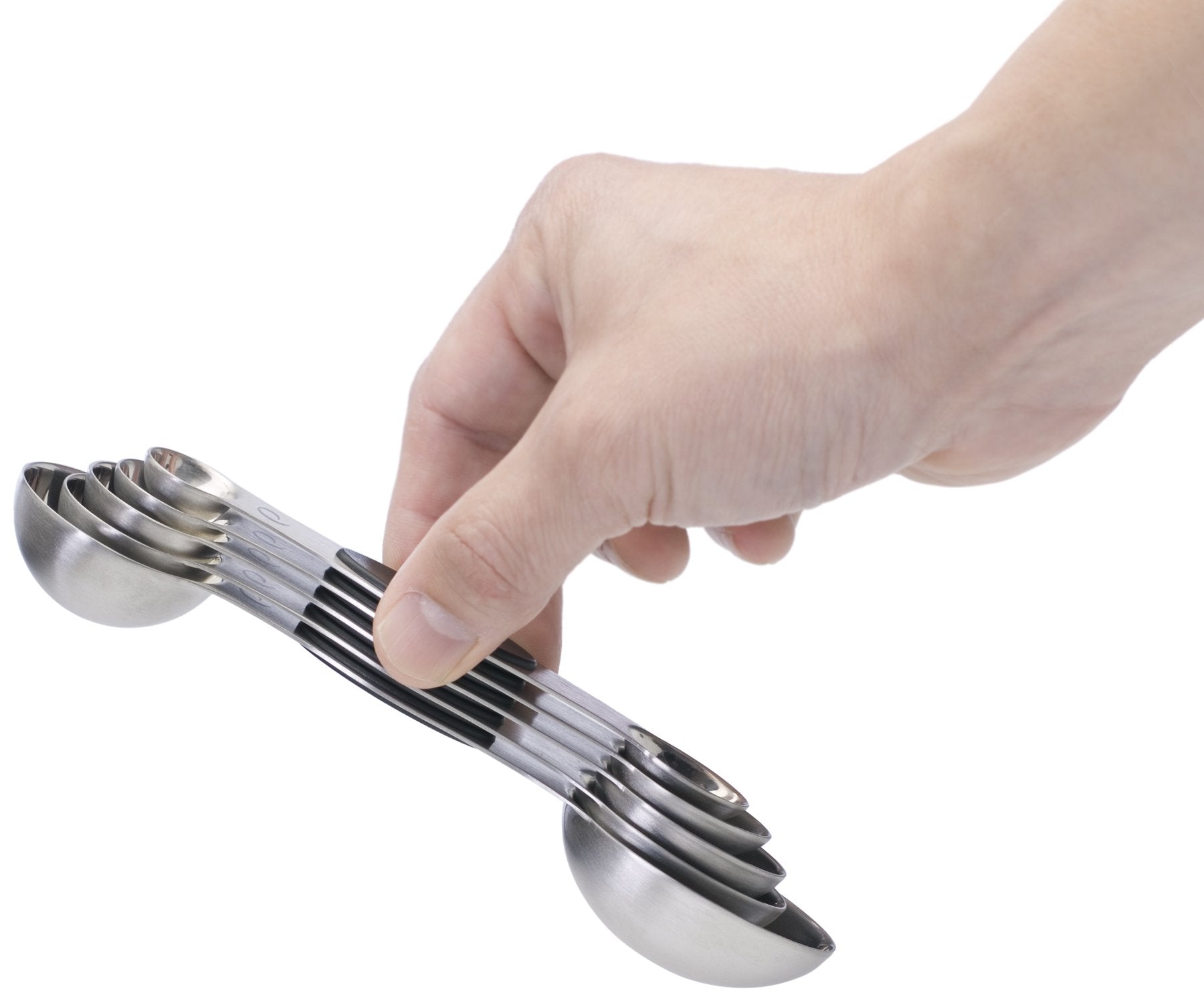 Cucharas en acero inoxidable, duraderas y fáciles de limpiar.