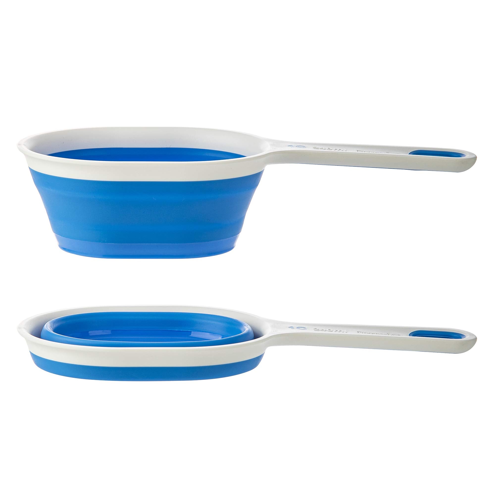 PREPWORKS tazas medidoras expandibles para frascos estrechos, con manejo cómodo