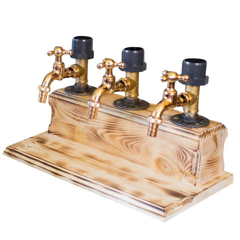 Presentación en madera, ideal como regalo para bar en casa