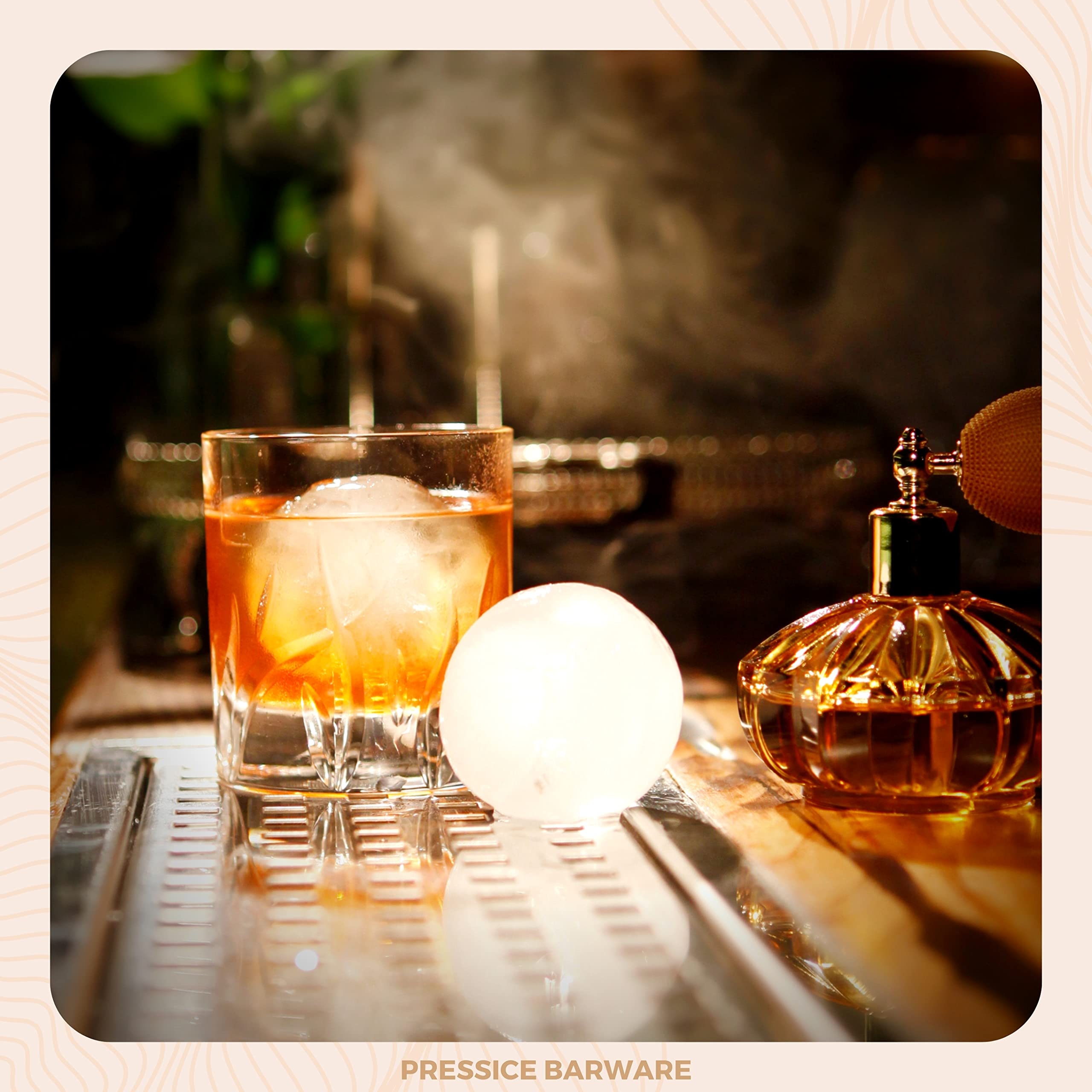 Alfombrilla de bar Pressice Barware para proteger superficies.