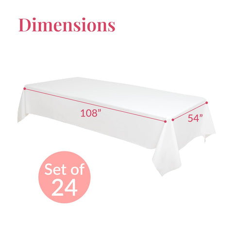 Mantel desechable de Prestee para mesas rectangulares, protección contra derrames en eventos.