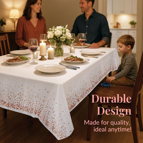 Mantel Prestee impermeable, ideal para fiestas con derrames.