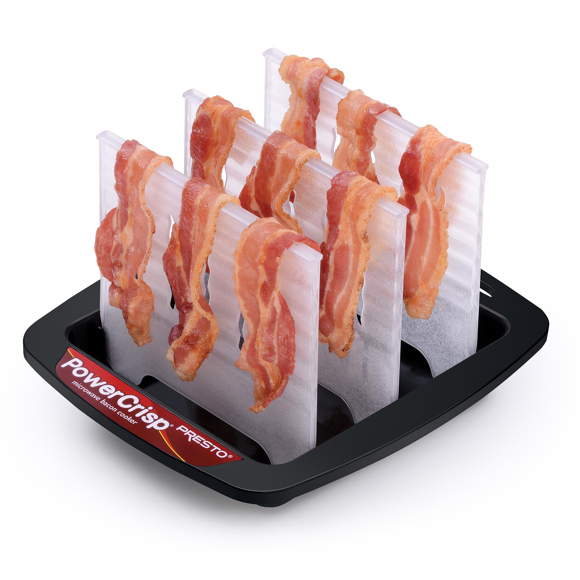 Presto 05101: base profunda recoge grasa para tocino más limpio.