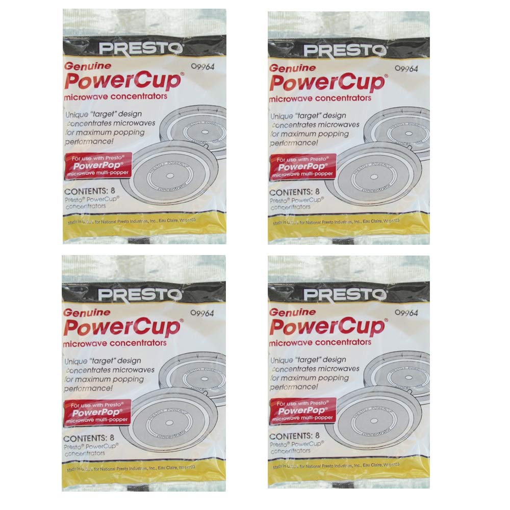 Presto PowerCup paquete de 32 tazas, conveniente para múltiples lotes en casa