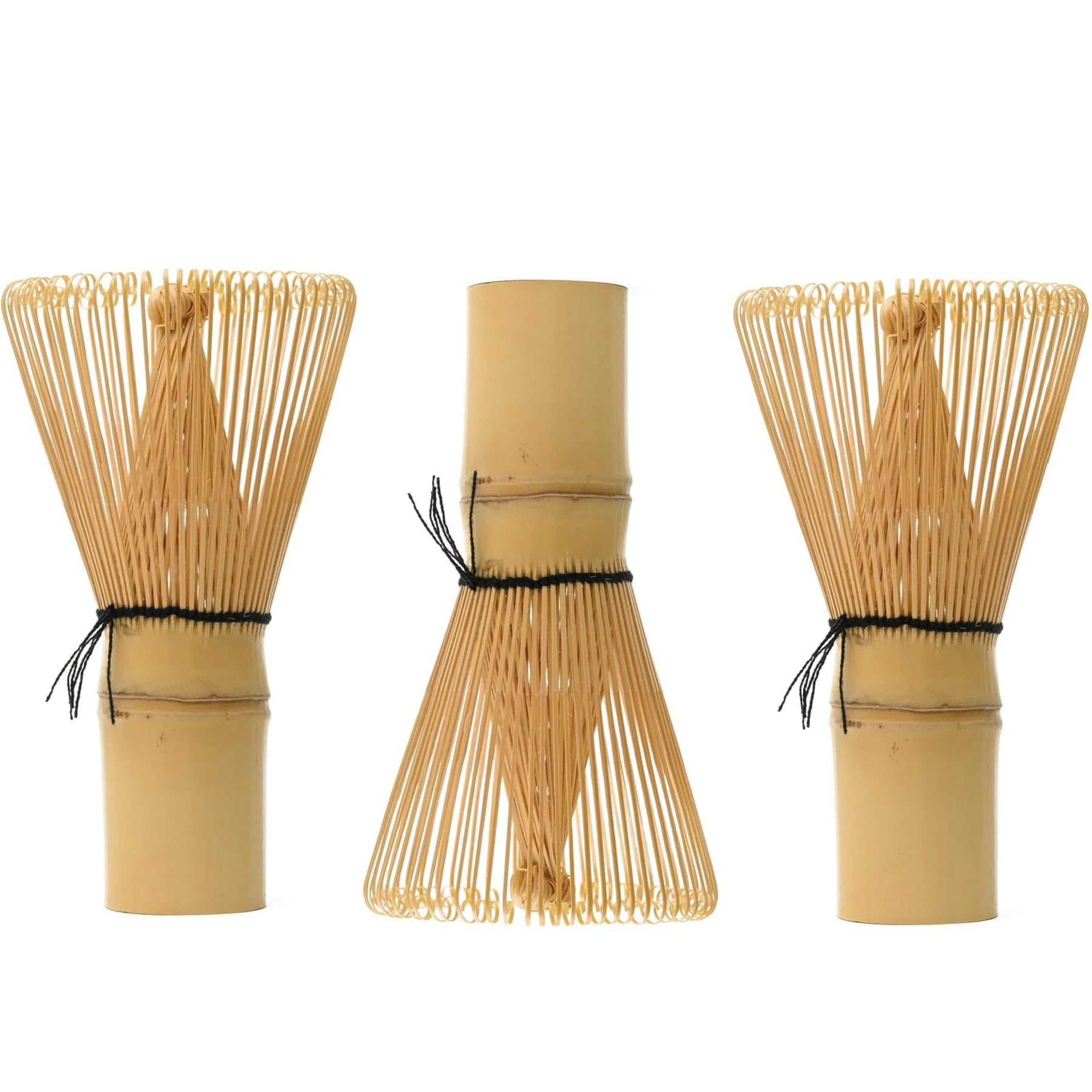Prettidecor batidor de matcha bambú con 76 puntas para espuma suave