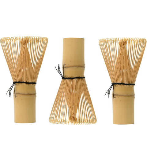 Prettidecor batidor de matcha bambú con 76 puntas para espuma suave
