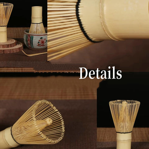 Prettidecor batidor de bambú para la ceremonia tradicional del té