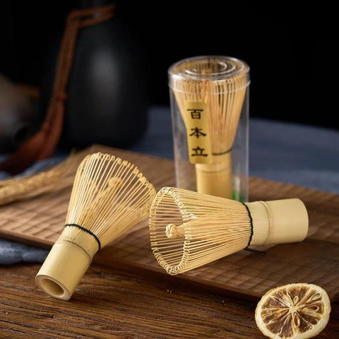 Prettidecor bambú natural aporta aroma sutil al preparar matcha