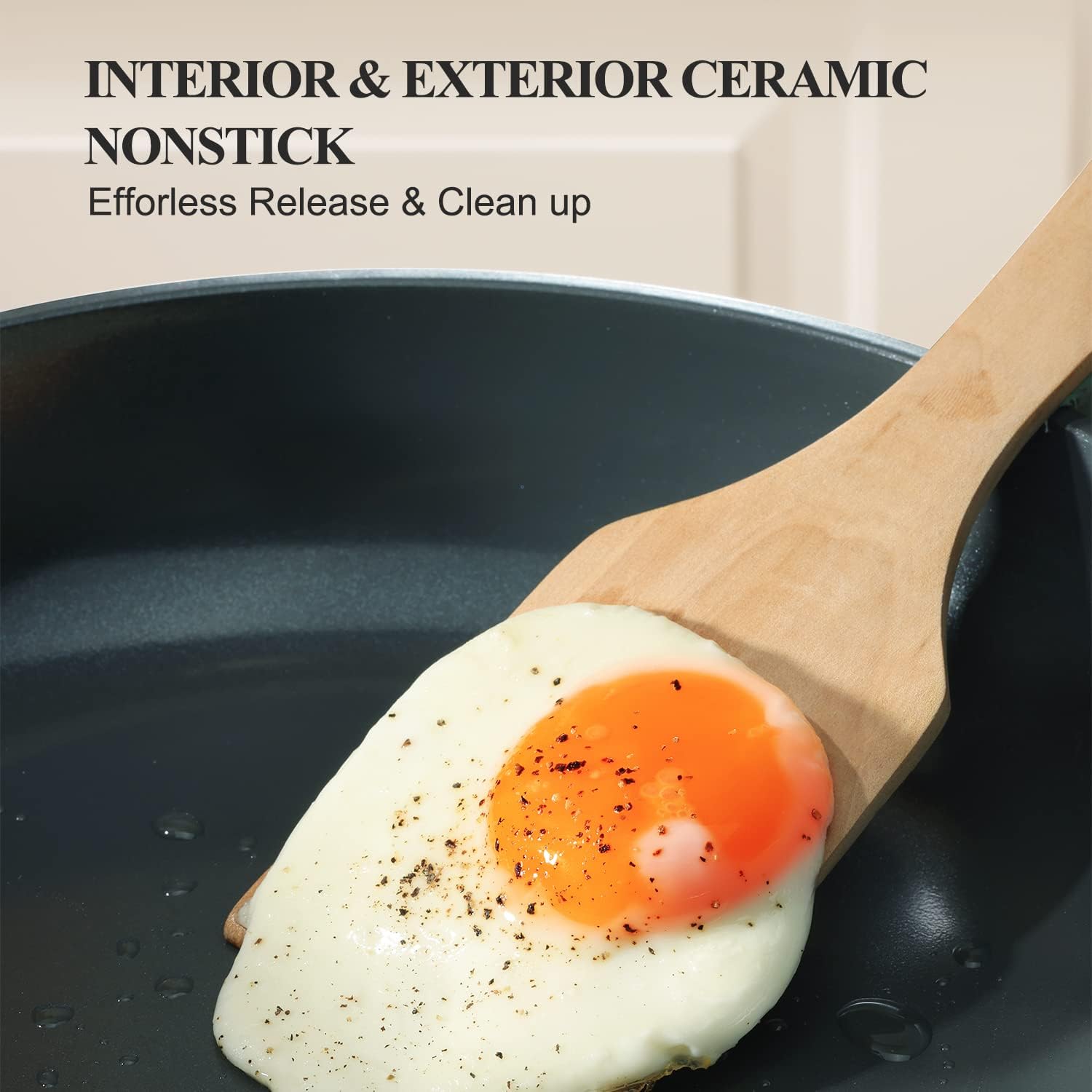 PRICUSIS sartén cerámica para huevos y omelets