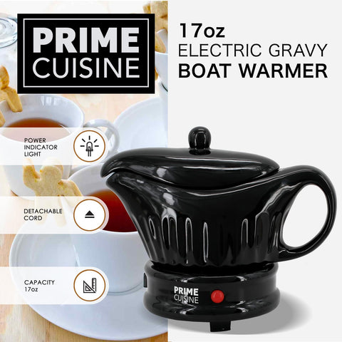 Prime Cuisine, cable-desmontable, facilita servir en mesa sin cables.
