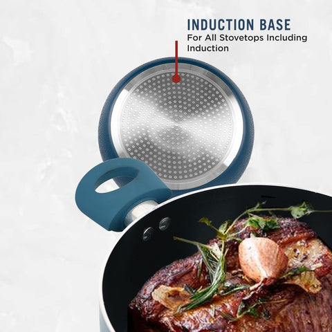Diseño moderno y mate de la olla PRIME CUISINE que complementa la cocina