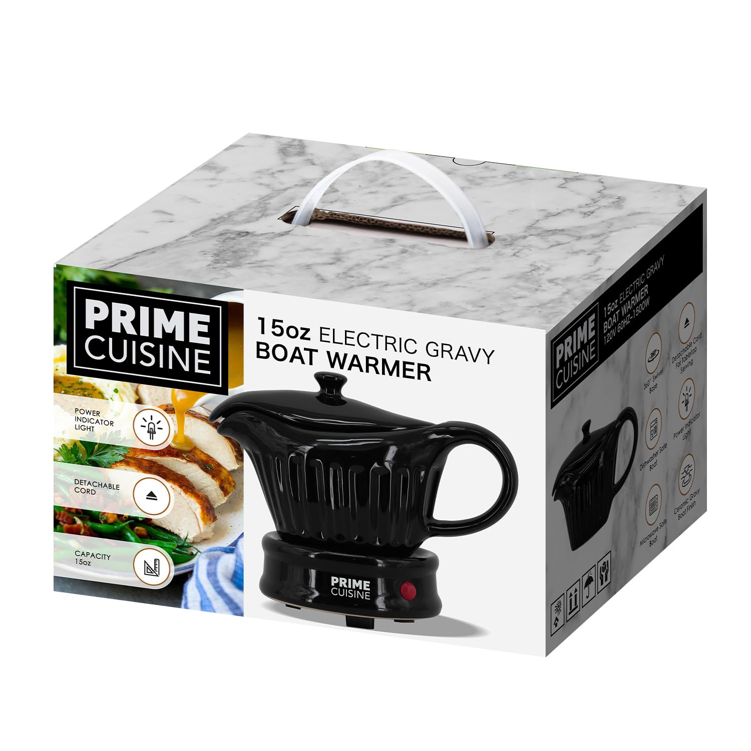 Prime Cuisine, presentación en mesa elegante para salsas.