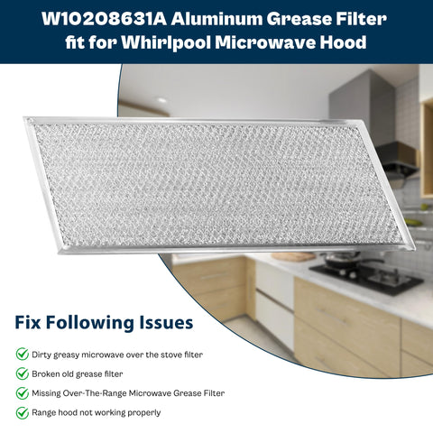 prime&swift filtro grasa microondas 13x6: ideal para KitchenAid y cocinas modernas