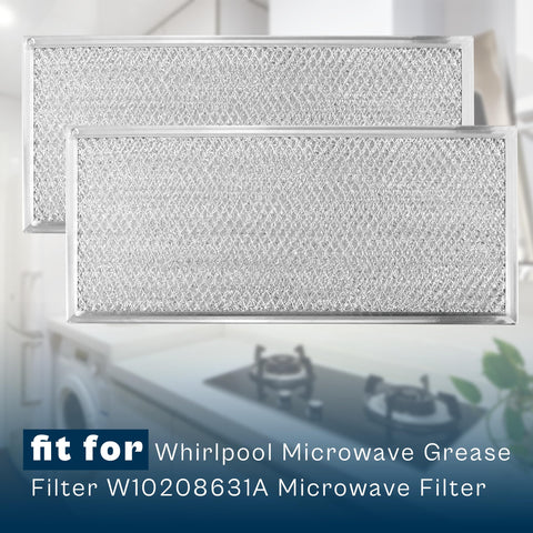prime&swift filtro grasa microondas 13x6: reemplazo W10208631A para rendimiento continuo