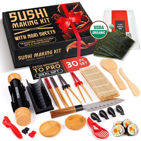 Primely sushi bazooka para enrollar rollos perfectos, ideal para principiantes.