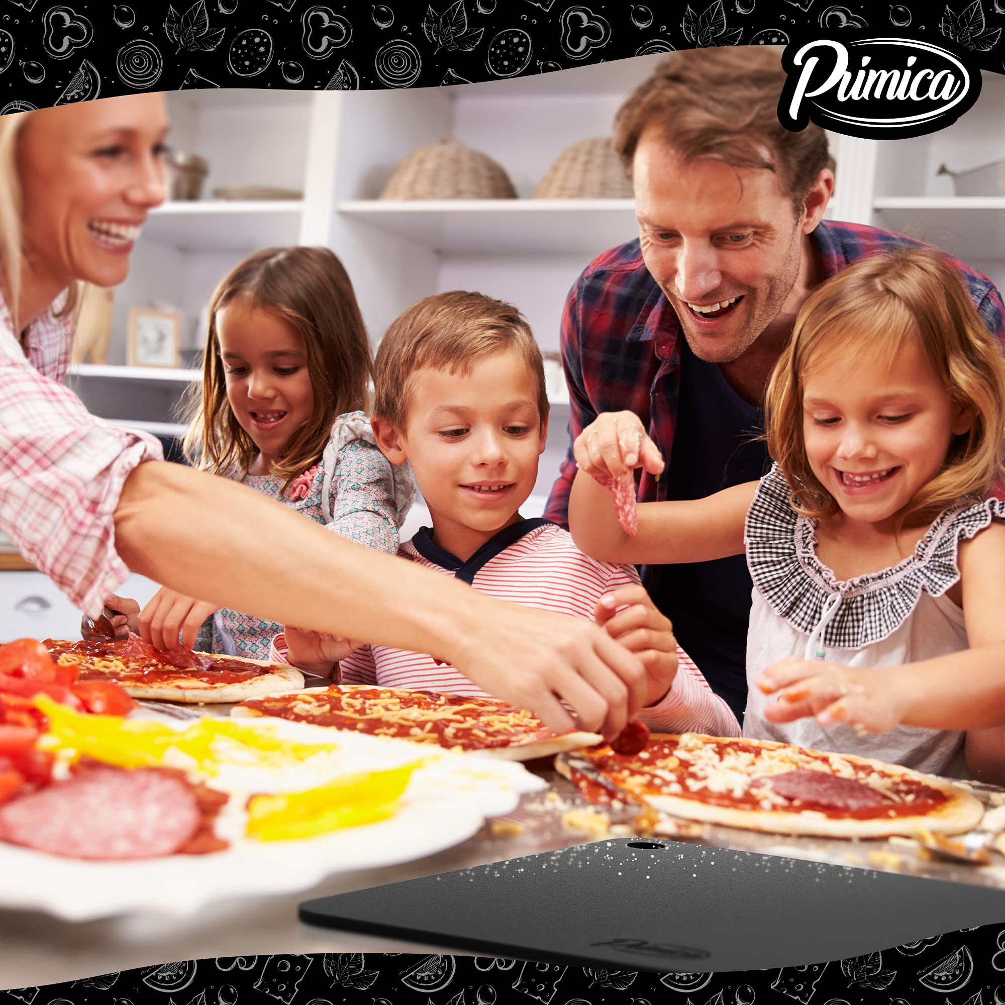 Primica Pizza Steel XL: drenaje de grasa para una cocción más limpia