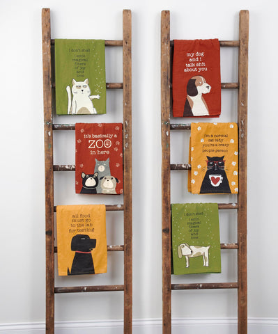 Toalla Primitives by Kathy regalo ideal para amantes de mascotas.