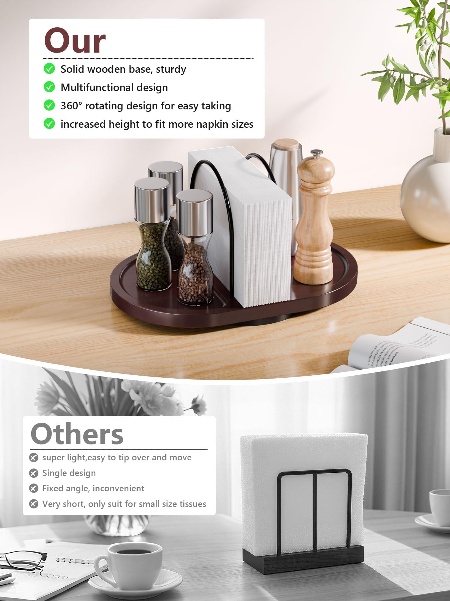 Primo Lines NP-1 ideal para presentar condimentos, flores o tazas