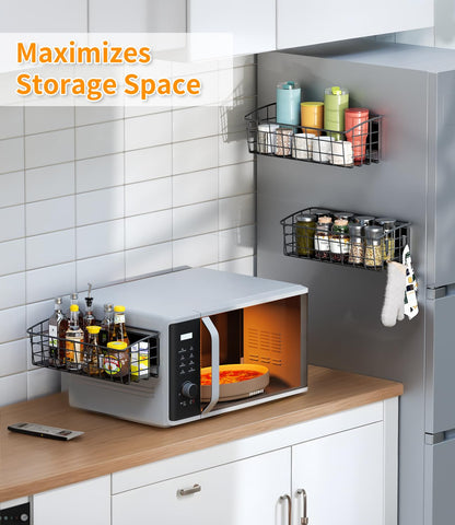 PrimZooty almacenamiento grande para verduras, especias y bebidas, optimiza tu refrigerador.