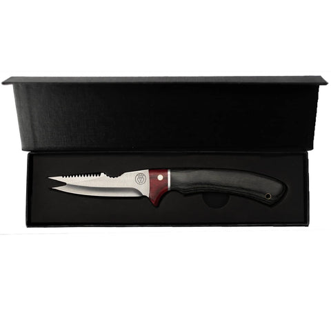 Cuchillo Prince of Scots con mango pakkawood ergonómico para uso diario.