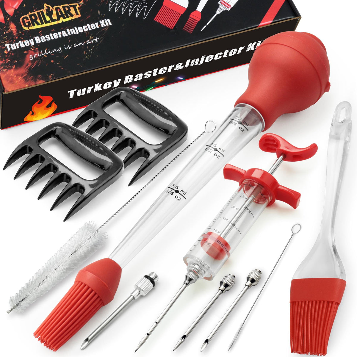 PrinChef inyector pavo profesional, listo para marinar con precisión y sabor.