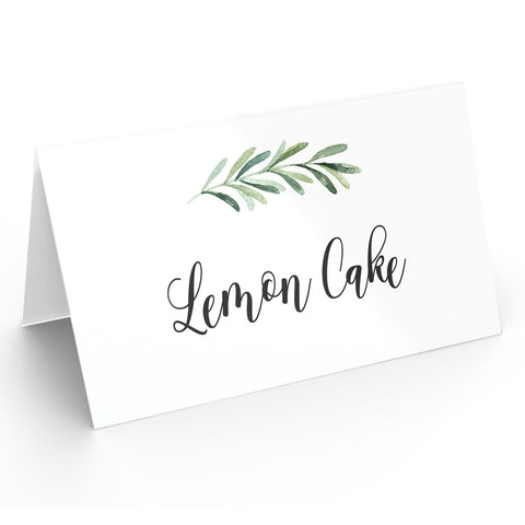 Printed Party placas de mesa tema ramas, aportando un toque natural a la ocasión.