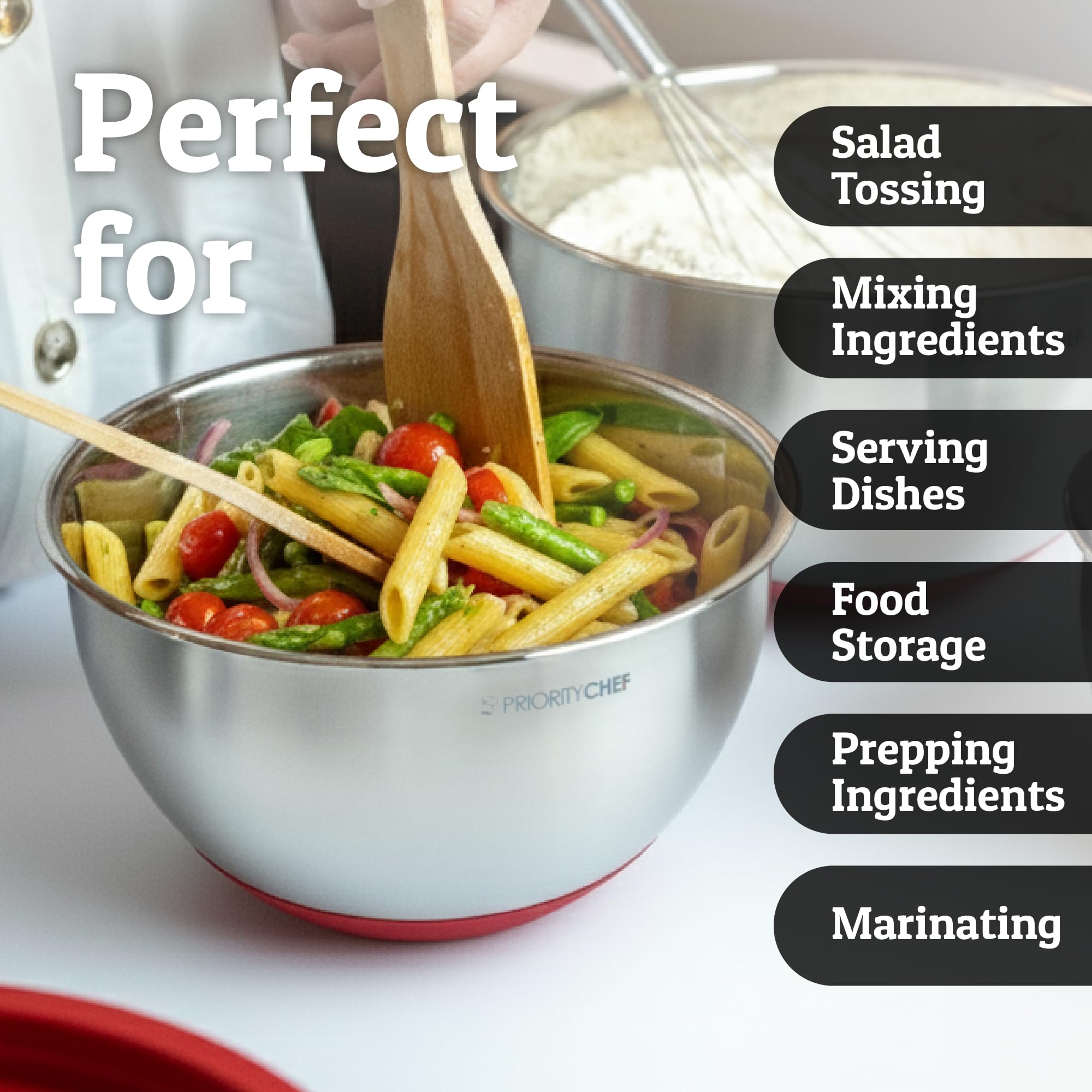 Priority Chef: base estable para batir masas sin desorden.