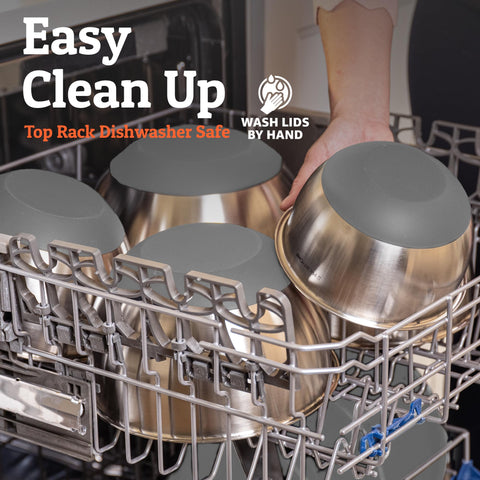 Diseño apilable de Priority Chef para ahorro de espacio en la cocina.